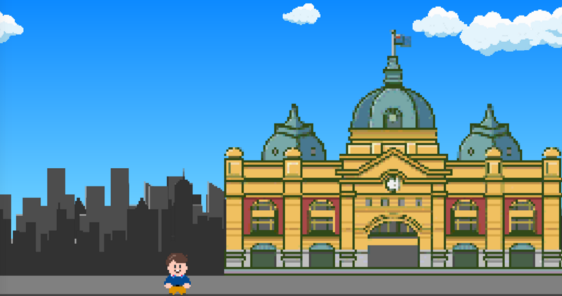 8-bit Flinders
Street Station